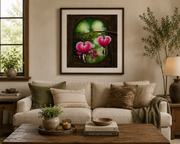 Heartwood Reverie botanical fine art print — gallery view