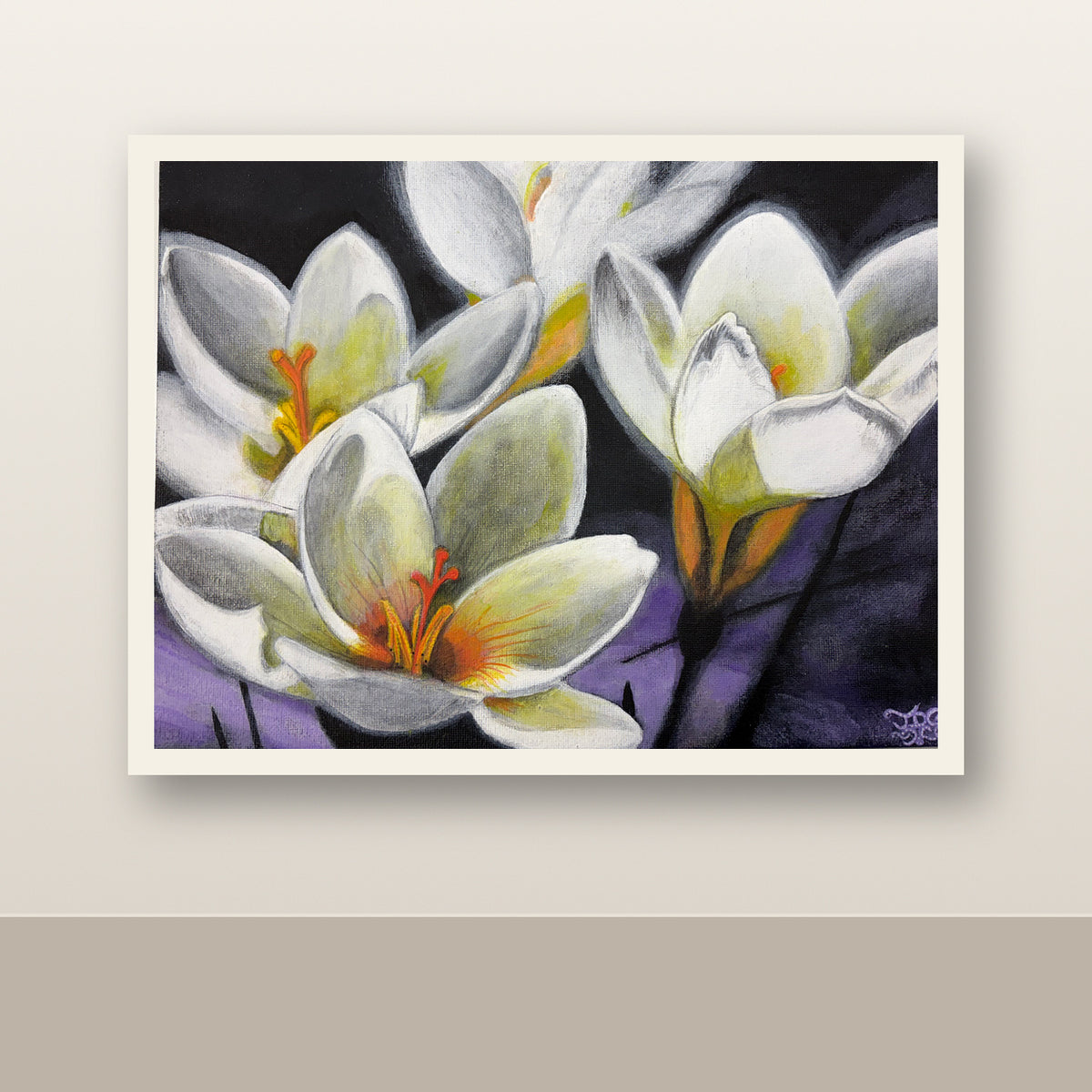 Bloom Through Every Season shown as an unframed Somerset Velvet fine art paper print on a neutral wall.