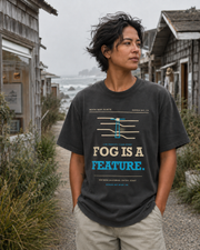 FOG IS A FEATURE. — Bodega Bay Heavyweight Tee | Moon Man Paints