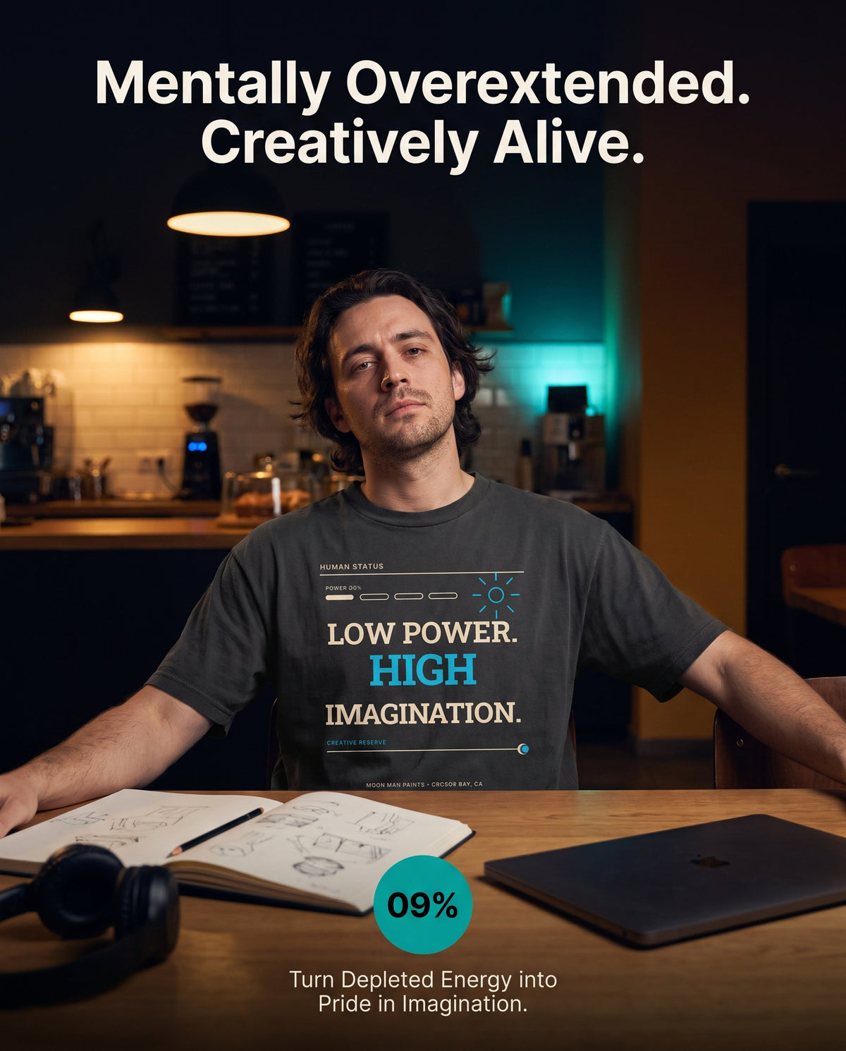 Low Power. High Imagination. — Heavyweight Tee