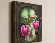 Heartwood Reverie canvas print side-angle detail