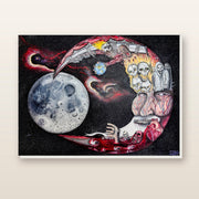 In Vein by Moon Man Paints — Somerset Velvet fine art print mounted on archival foam board