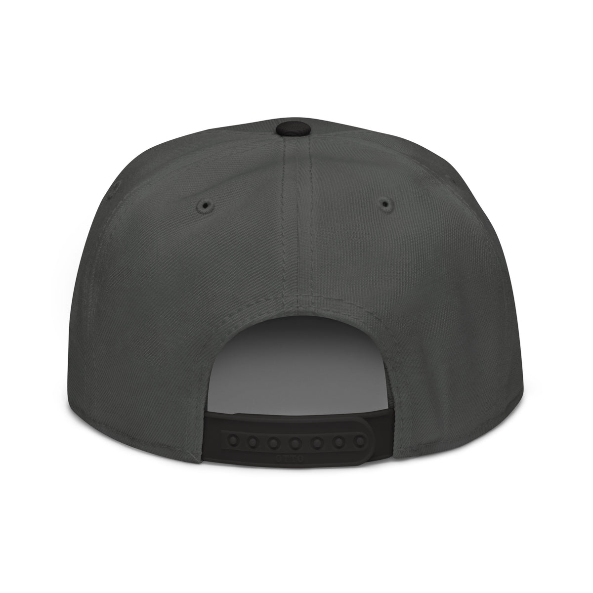 Moon Man Paints Original Paint Crater snapback black charcoal gray charcoal gray back view — updated product photo