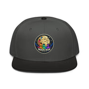Moon Man Paints Original Paint Crater snapback black charcoal gray charcoal gray front view — updated product photo