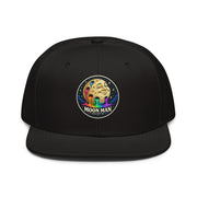 Moon Man Paints Original Paint Crater snapback black front view — updated product photo