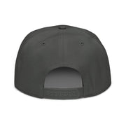 Moon Man Paints Original Paint Crater snapback charcoal gray back view — updated product photo