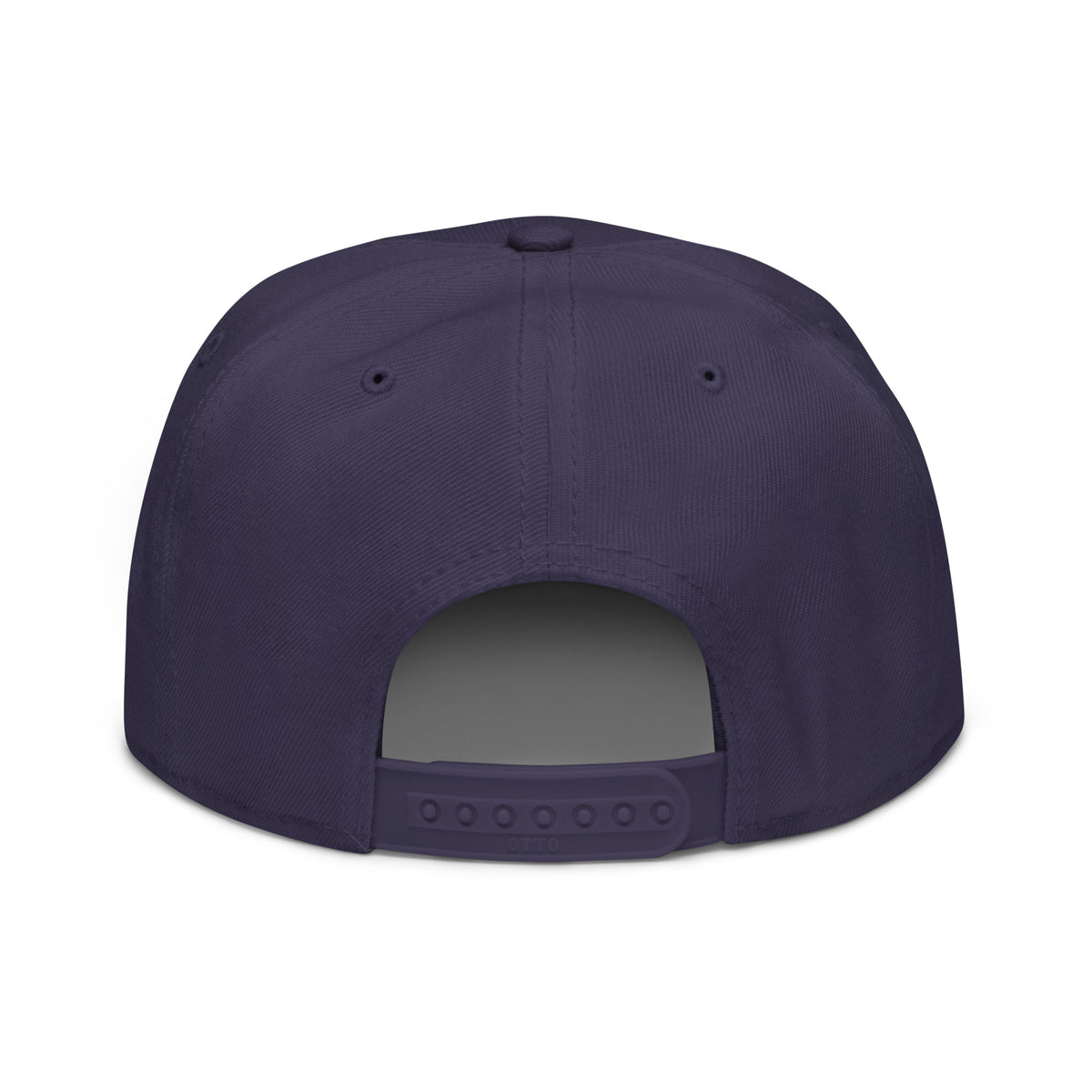 Moon Man Paints Original Paint Crater snapback navy blue back view — updated product photo