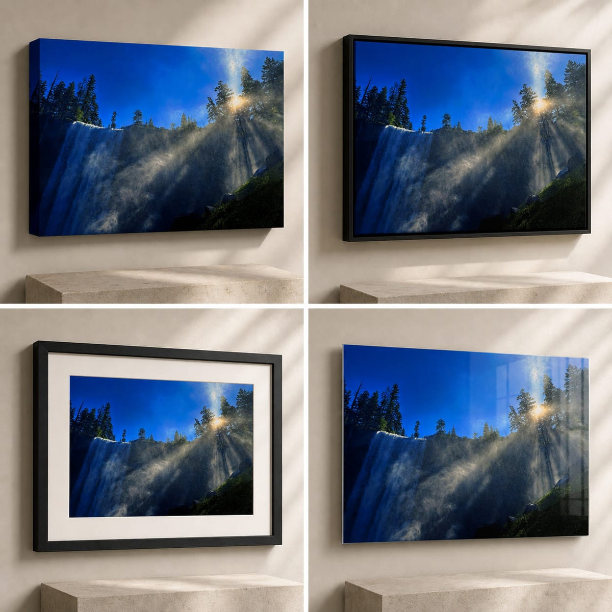 Sun Through the Mist — Vernal Fall, Yosemite