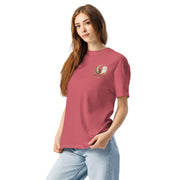 Bloom Through Every Season — Botanical Artist Series Tee in Watermelon, left front view